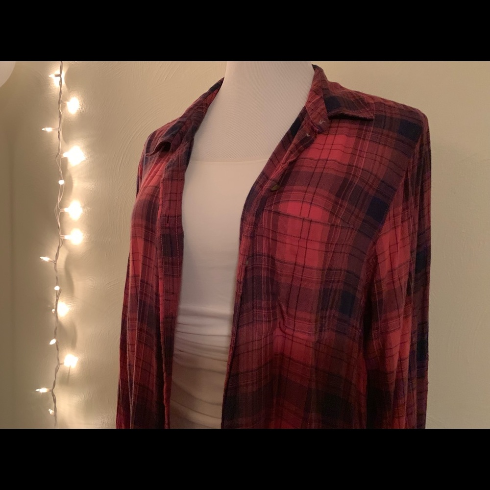 Pink and Blue Flannel